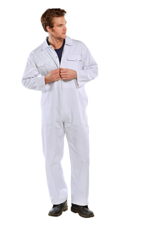 Beeswift Boilersuit White 48