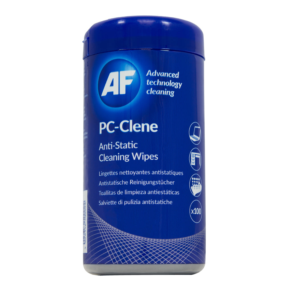AF PC-Clene Cleaning Wipes Tub 100