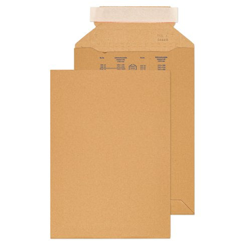 Blake Packaging Envelopes Kraft Brown Peel and Seal Corrugated Pocket 300gsm 280x200mm (Pack 100) - PCE19