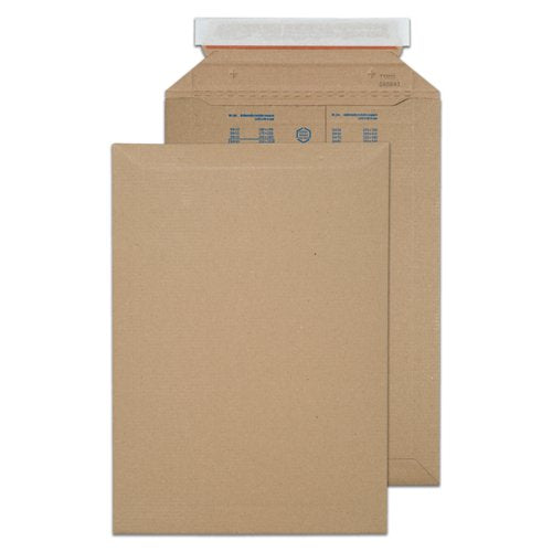 Blake Packaging Envelopes Kraft Brown Peel and Seal Corrugated Pocket 300gsm 353x250mm (Box 100) - PCE40