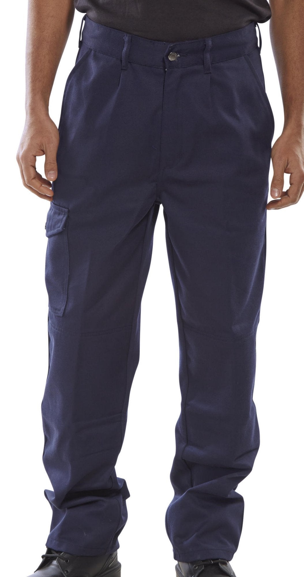 Beeswift Heavyweight Drivers Trousers Navy Blue 50T