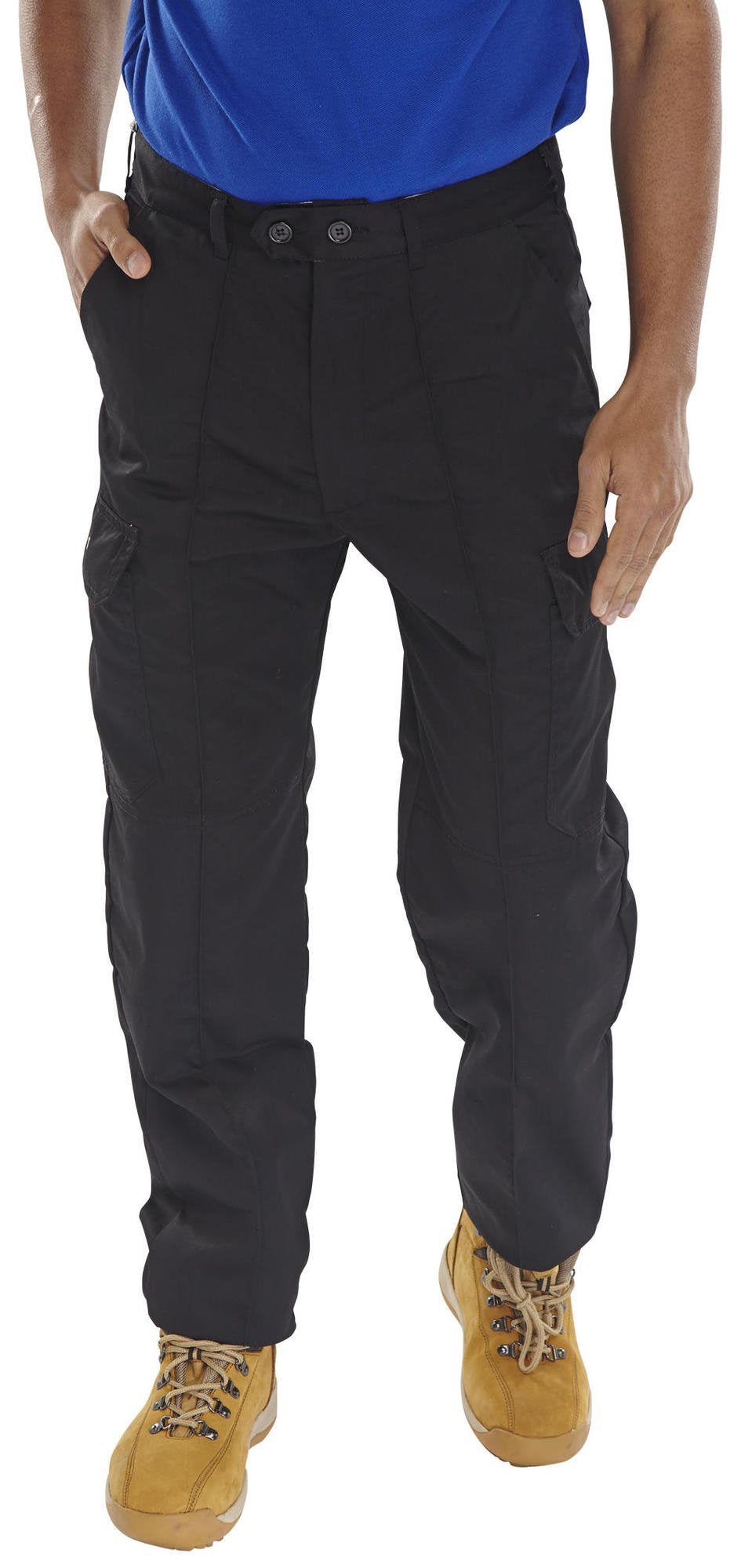 Beeswift Poly Cotton Work Trousers  Black 40S