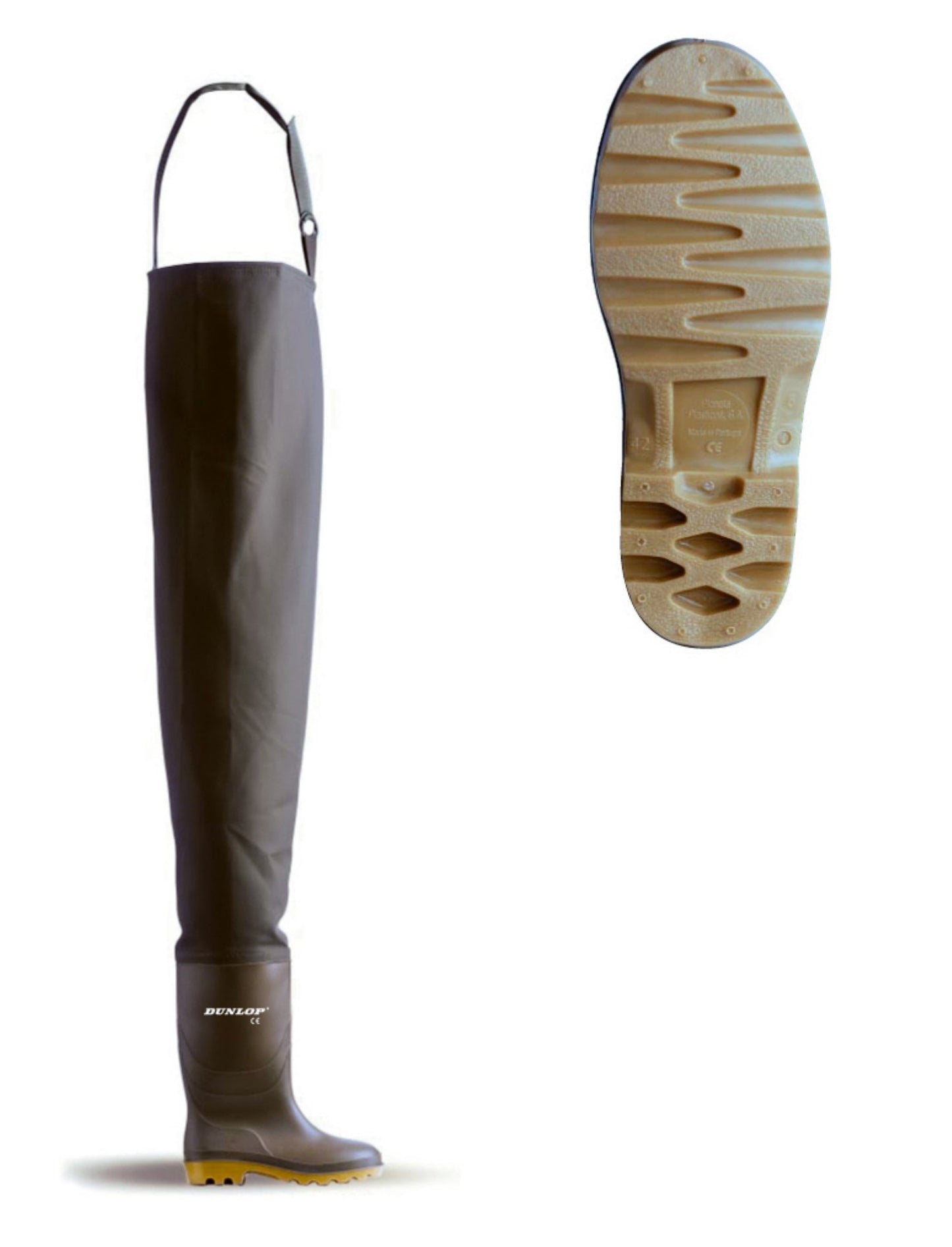 Dunlop PVC Chest Wader Green 06