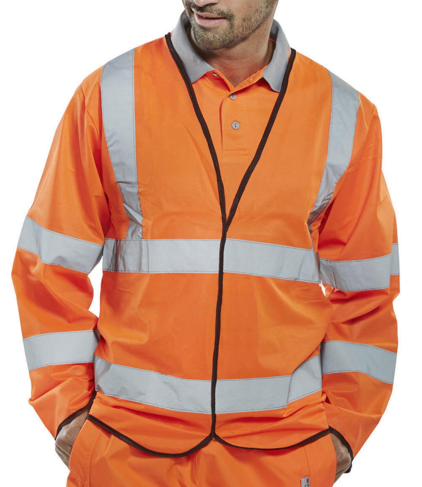 Beeswift Long Sleeve Jerkin Orange 3XL