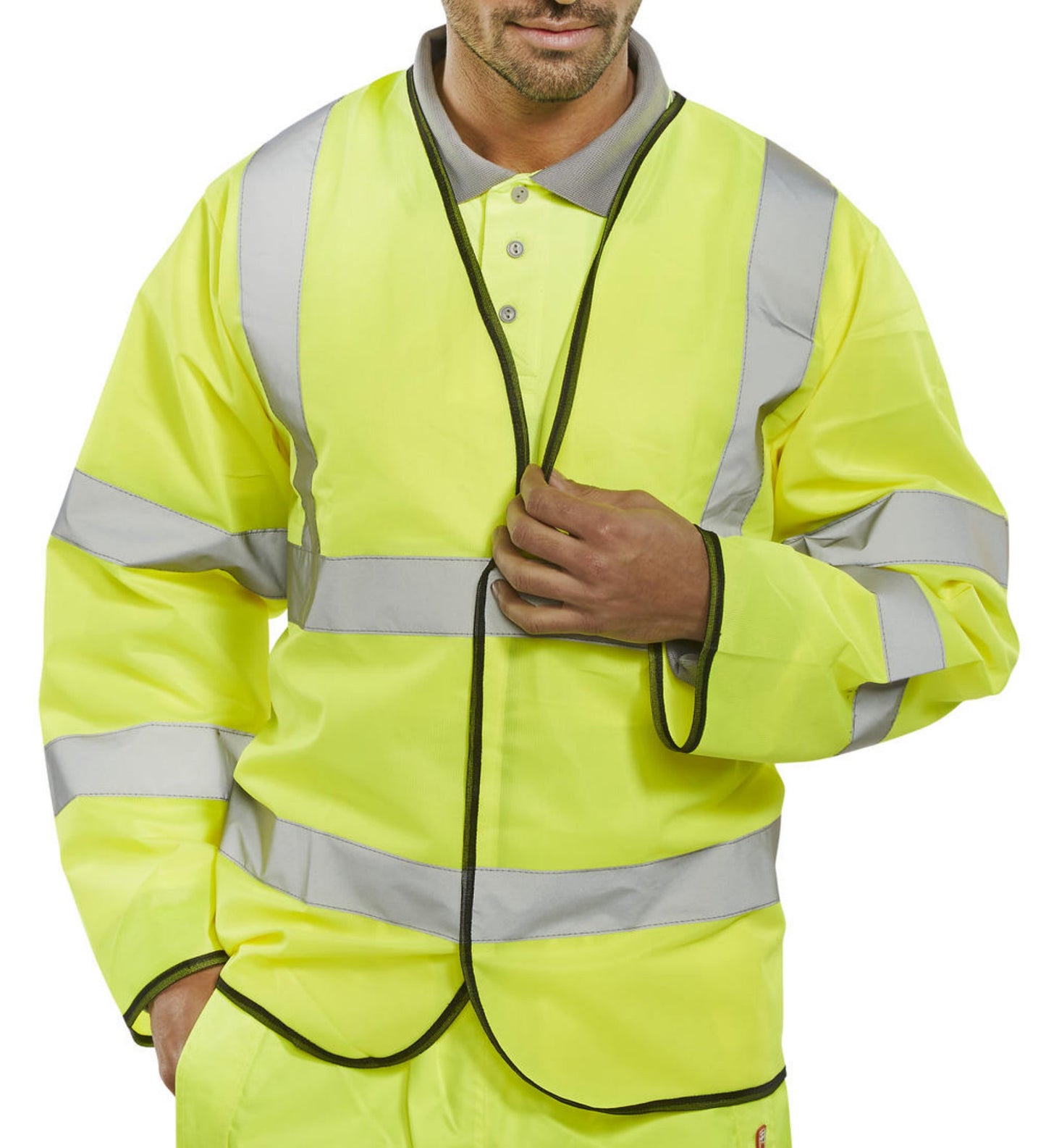 Beeswift Long Sleeve Jerkin Saturn Yellow 2XL