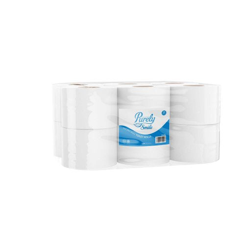 ValueX Micro Mini Toilet Roll 2 Ply Recycled 120 Metres (Pack 24) PS1150