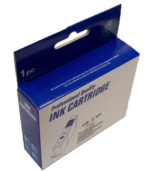 Compatible Canon BJC3000 BCI3Y Yellow Ink Ctg also for BCI-3Y BCI-5Y BCI-6Y [CB-3Y]