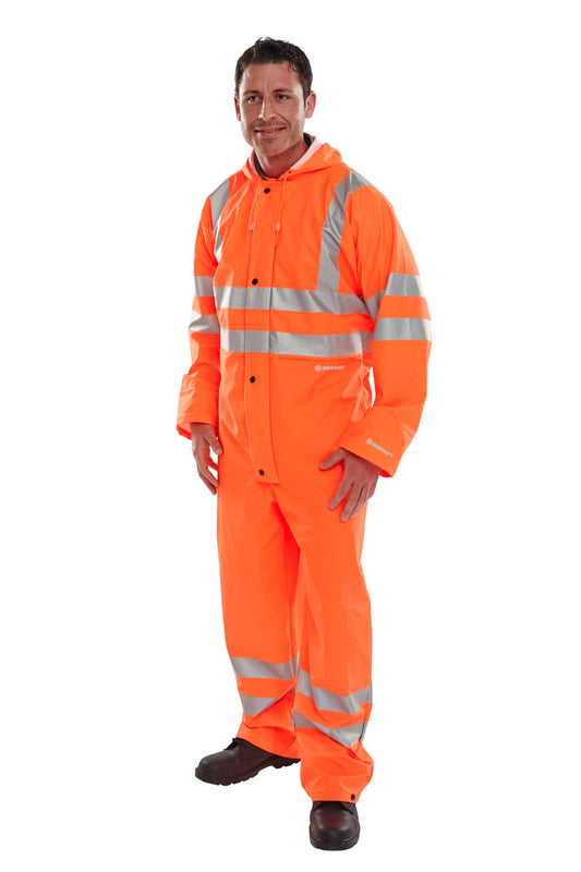 Beeswift Pu Coverall Orange M