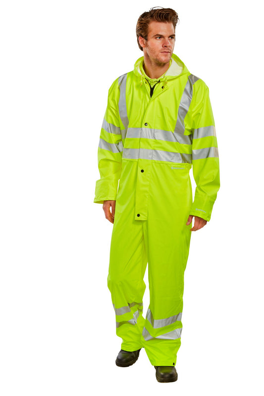 Beeswift Super B-Dri Breathable Coverall Saturn Yellow 3XL
