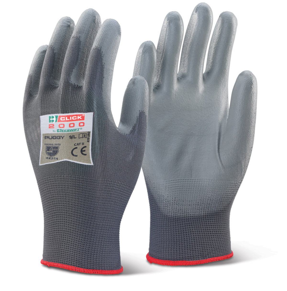 PU Coated Glove Greyxl