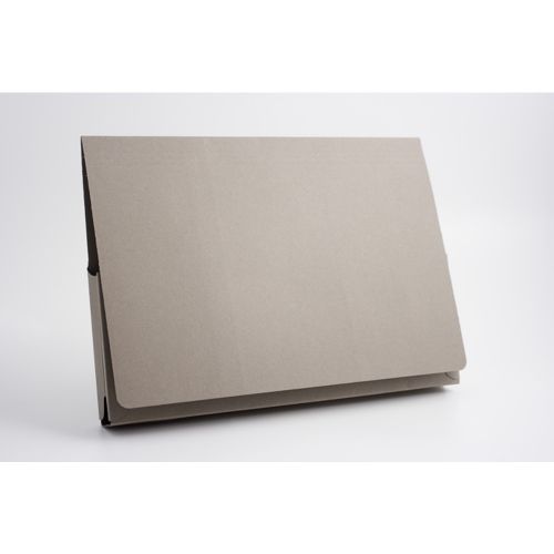 Guildhall Legal Wallet Manilla 356x254mm Full Flap 315gsm Grey (Pack 50) - PW3-GRYZ
