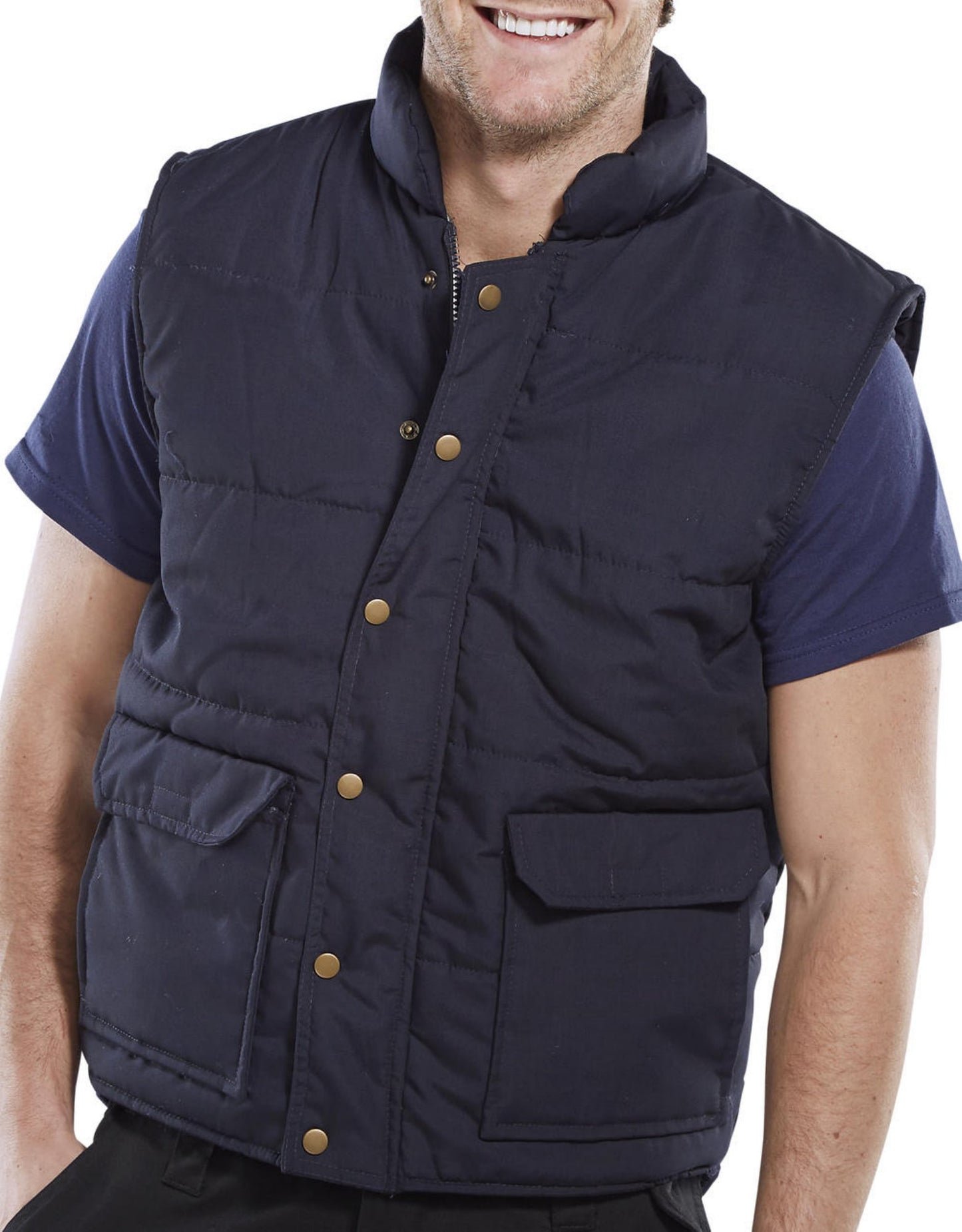 Beeswift Quebec Bodywarmer Navy Blue 4XL