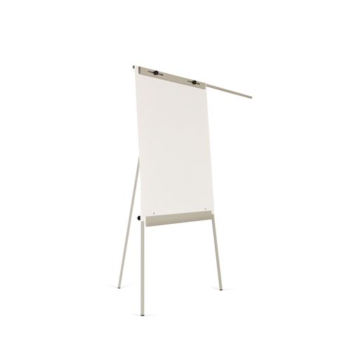 ROCADA VISUALLINE Tripod Magnetic Flipchart with Dry-Wipe Surface (Height Adjustable) - Grey - WHILE STOCK LASTS