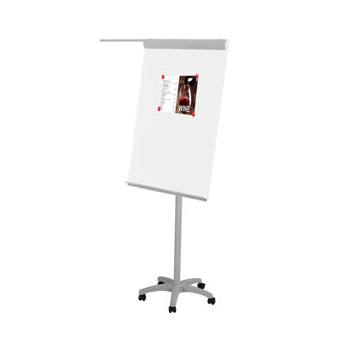 Rocada Visualline Mobile Magnetic Flipchart with 2 Arms 680x1040mm - 616K DD