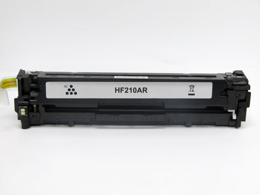 Reman HP CF210A Std Black Toner Ctg 131A also for Canon 731