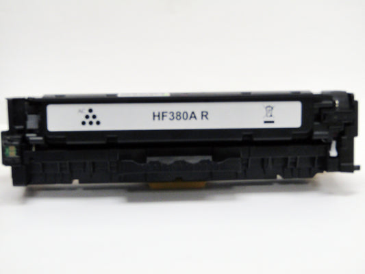 Remanufactured HP CF380A Black Toner Ctg also for 312A