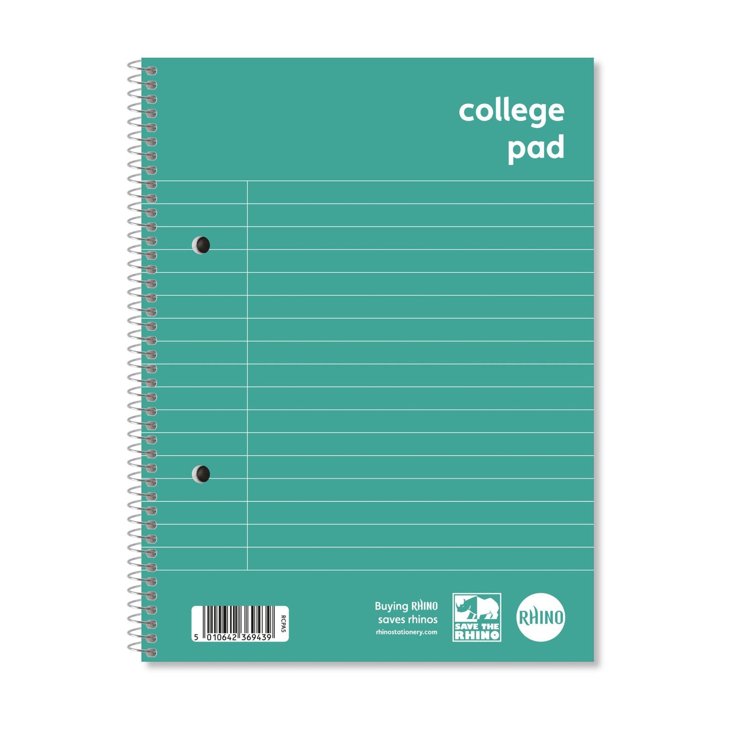 RHINO A5+ College Pad 70 Leaf F8M (Pack of 10)