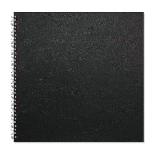 RHBSB-8: RHINO Oversize Hardback Scrapbook 40 Page Black Paper Plain (Pack of 18)