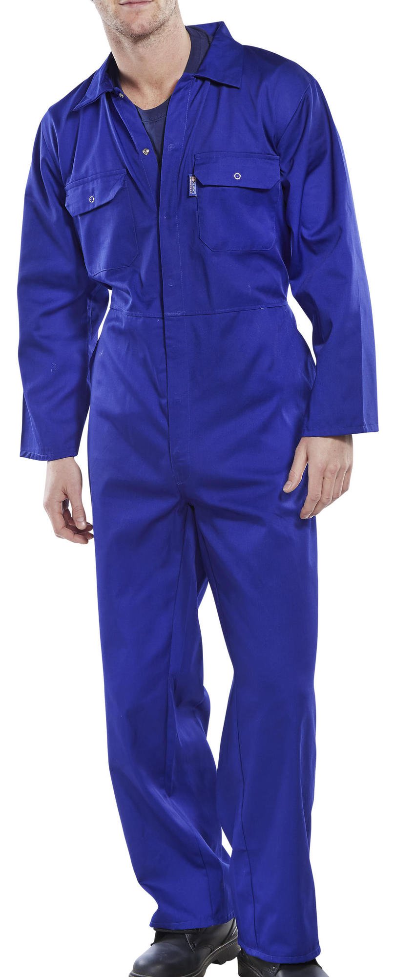 Beeswift Regular Boilersuit Royal Blue 36