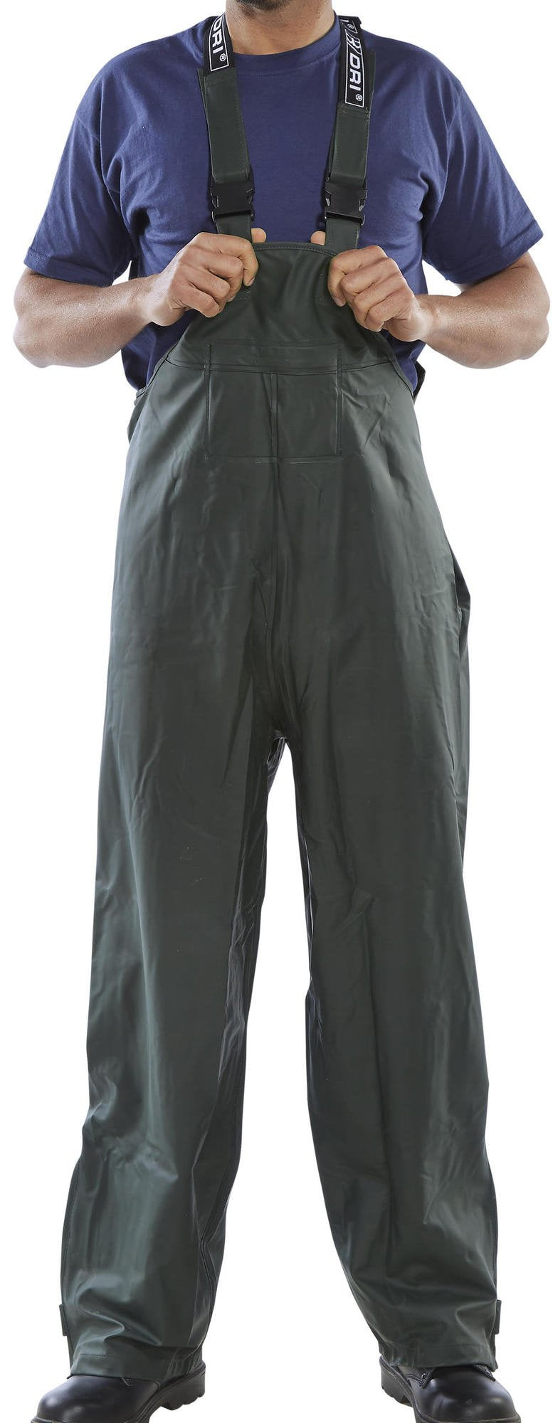Beeswift Super B-Dri Bib and Brace Olive Green M