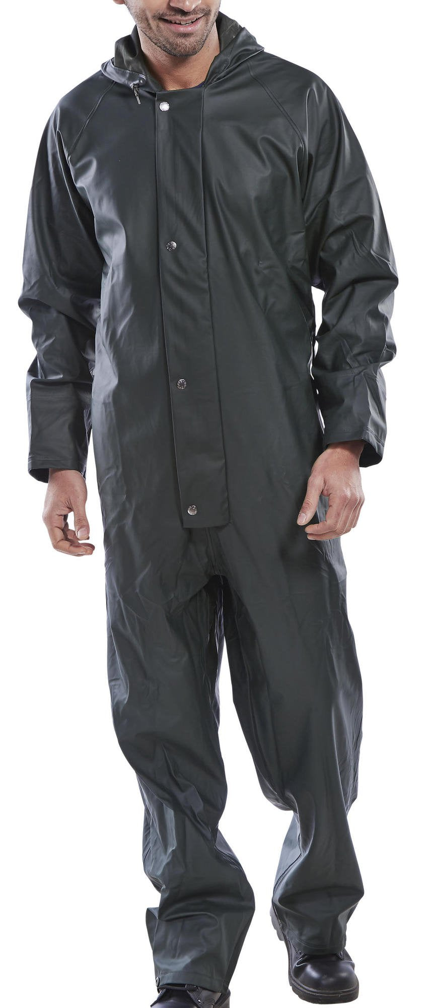 Beeswift Super B-Dri Coveralls Olive Green M