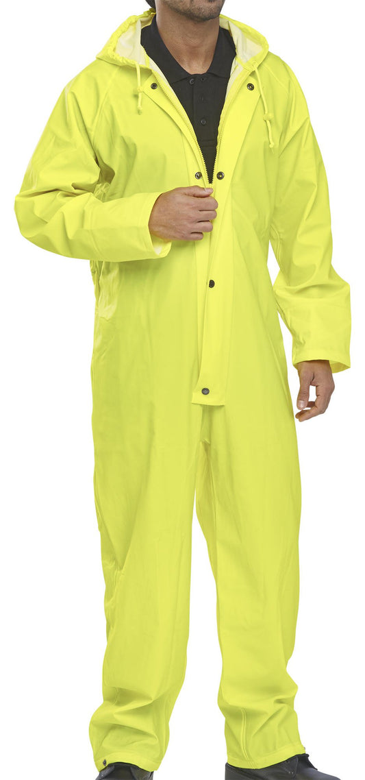 Beeswift Super B-Dri Coveralls Saturn Yellow XL