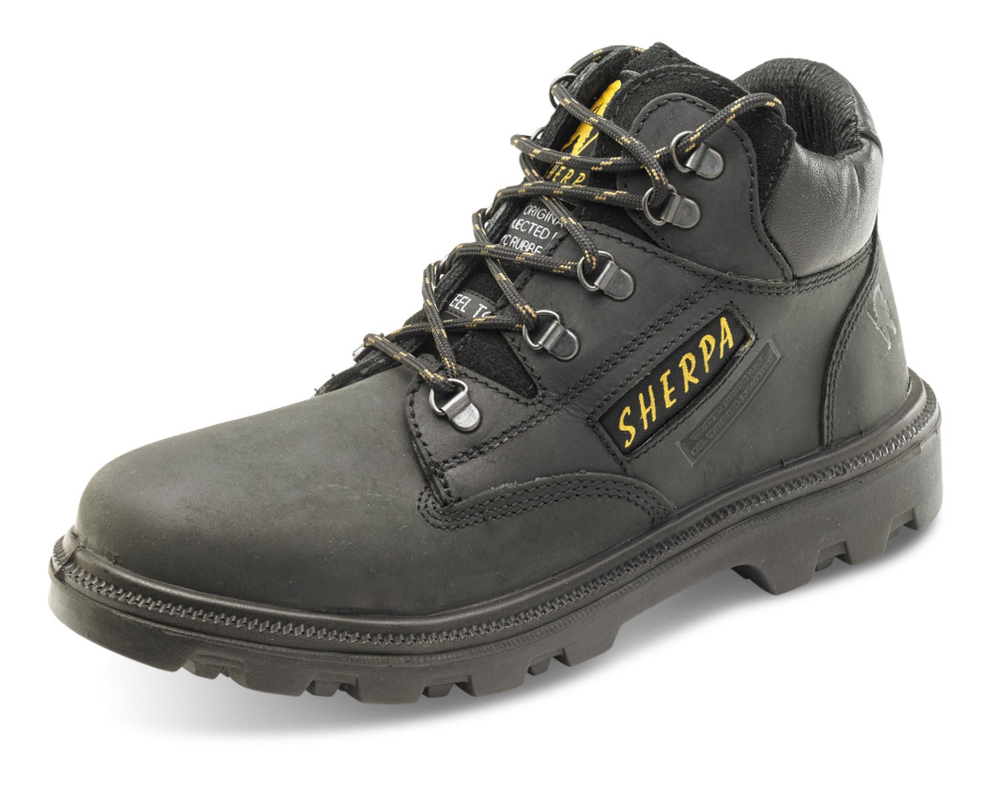 Beeswift Sherpa Dual Density Pu / Rubber Mid Cut Boot Black 06