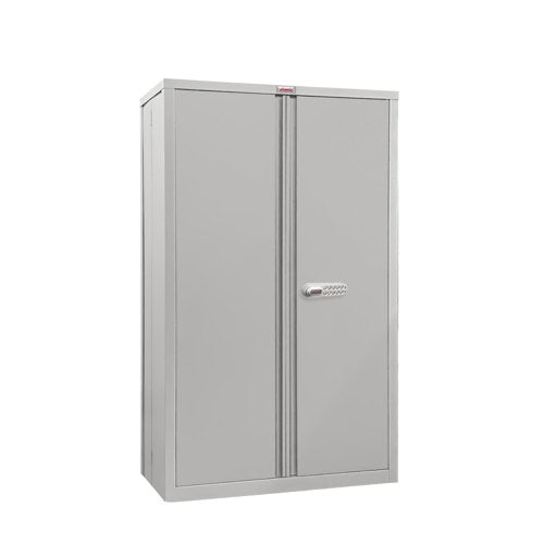 Phoenix SCF Series 2 Door 3 Shelf Steel Storage Cupboard With Electronic Lock Grey - SCF1491GGE DD