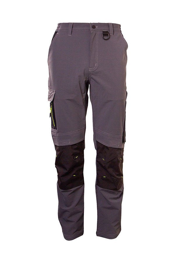 Beeswift FLEX WORKWEAR TROUSER  TWO-TONE Grey Black 50T