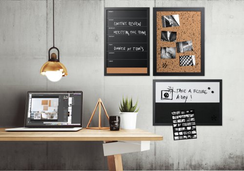 Bi-Office Black and White Message Personal Boards (Pack 3) - SOR-033 DD
