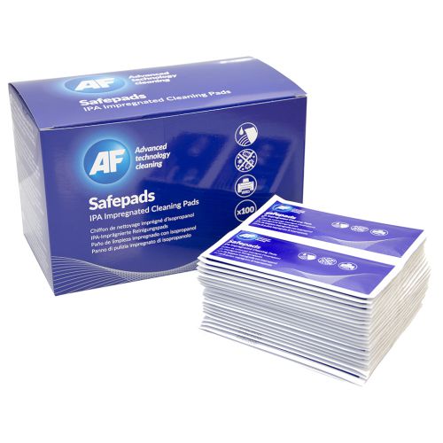 AF Safepads Cleaning Pads (Pack 100) 30005401.0001EA