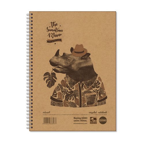 Rhino A4 Recycled Twinwire Notebook 160