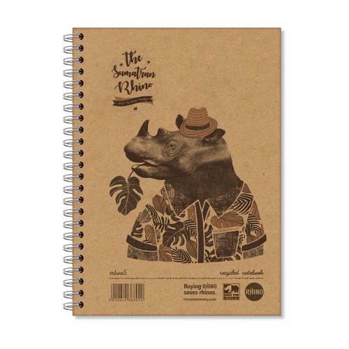 Rhino A5 Recycled Twinwire Notebook 160