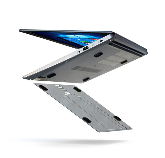 Attachable Laptop Stand - Natural Aluminium