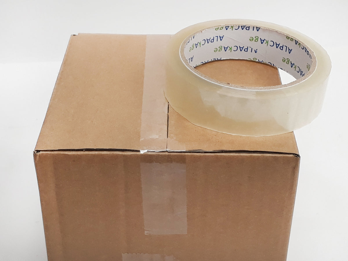 Clear BOPP Tape 25mm 66m 45mu