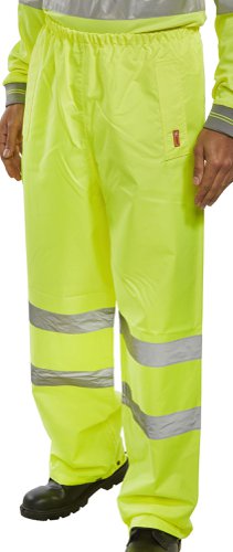 Beeswift Trousers EN ISO 20471 Saturn Yellow Small (Pack 1) - TENSYS