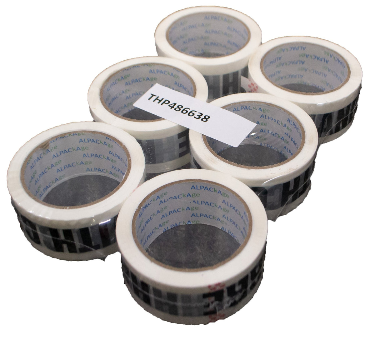 HANDLE WITH CARE Tape 48mm 66m BK/Wh