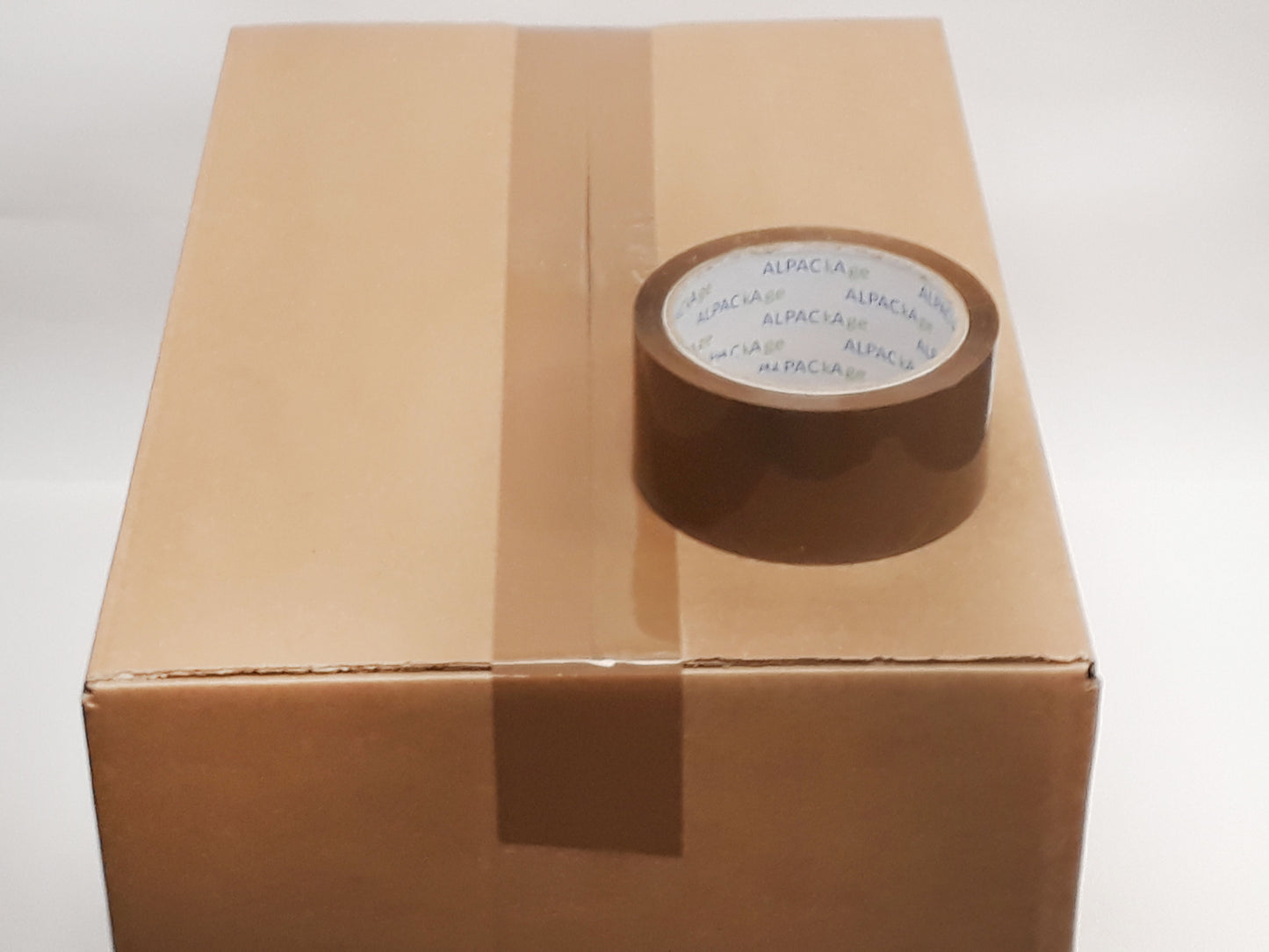BOX of 36 Rolls Buff Low Noise Tape 48mm  66m  40mu TLNBB486640 - 6 Packs of 6 Per Box