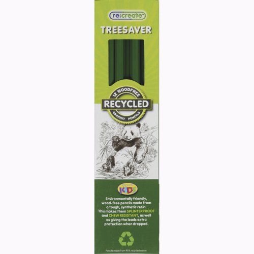 Re:create Treesaver Recycled HB Pencils (Box 12) - TREE12HB
