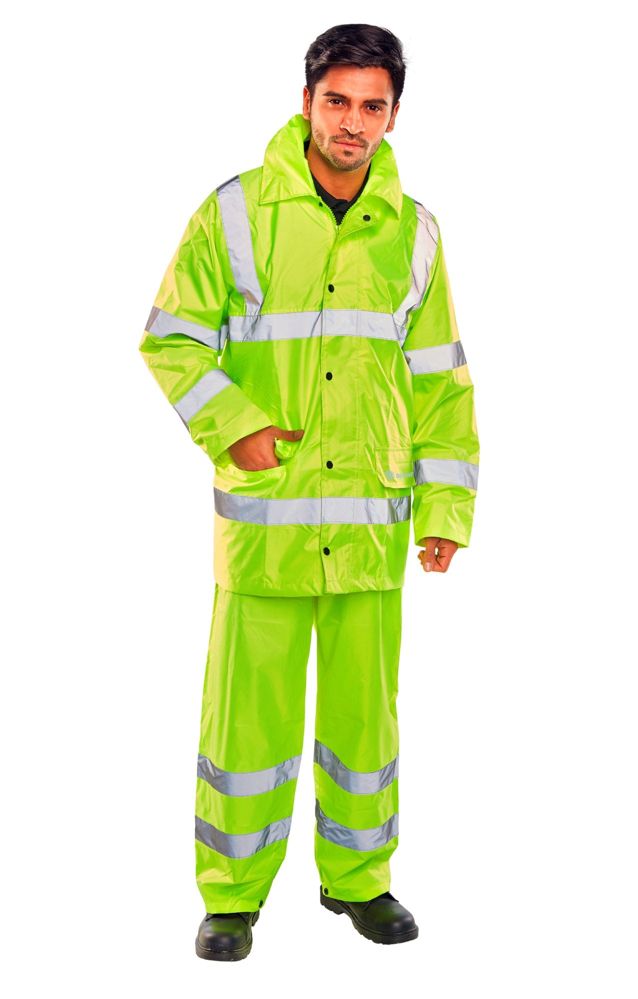 Beeswift Lightweight En471 En343 Suit Saturn Yellow 2XL