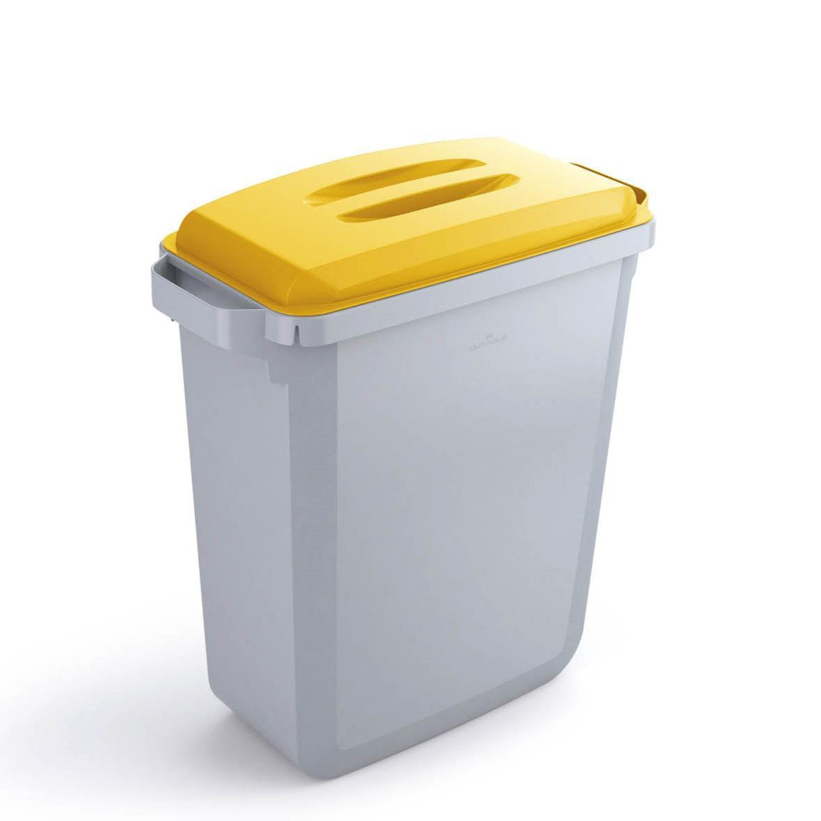Durable DURABIN Bin 60L + Yellow Lid