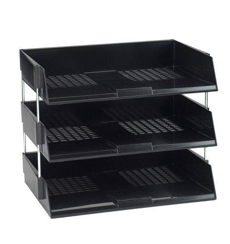 Avery Original Letter Tray Wide Entry A4/Foolscap Landscape Black W44BLK