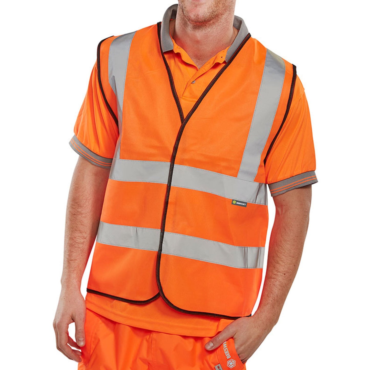 Beeswift B-Seen EN ISO 20471 Vest Orange Xl