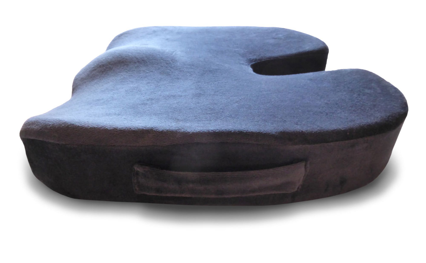 Contoured Memory Foam Posture Cushion - Black