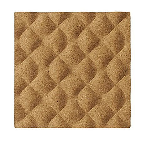 Bi-Office Archyi Ripple 200 x 200mm Cork Tiles (Pack 12) - WT0529033 DD