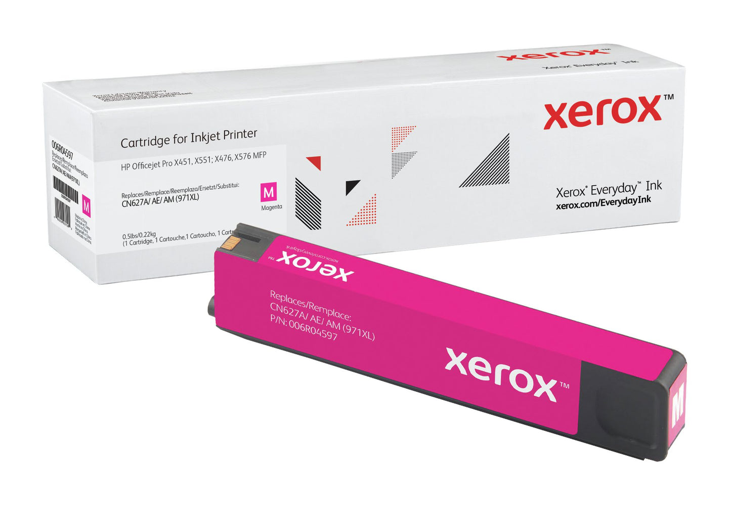 Xerox Everyday Ink For HP CN627AE 971XL Magenta Ink Cartridge 006R04597