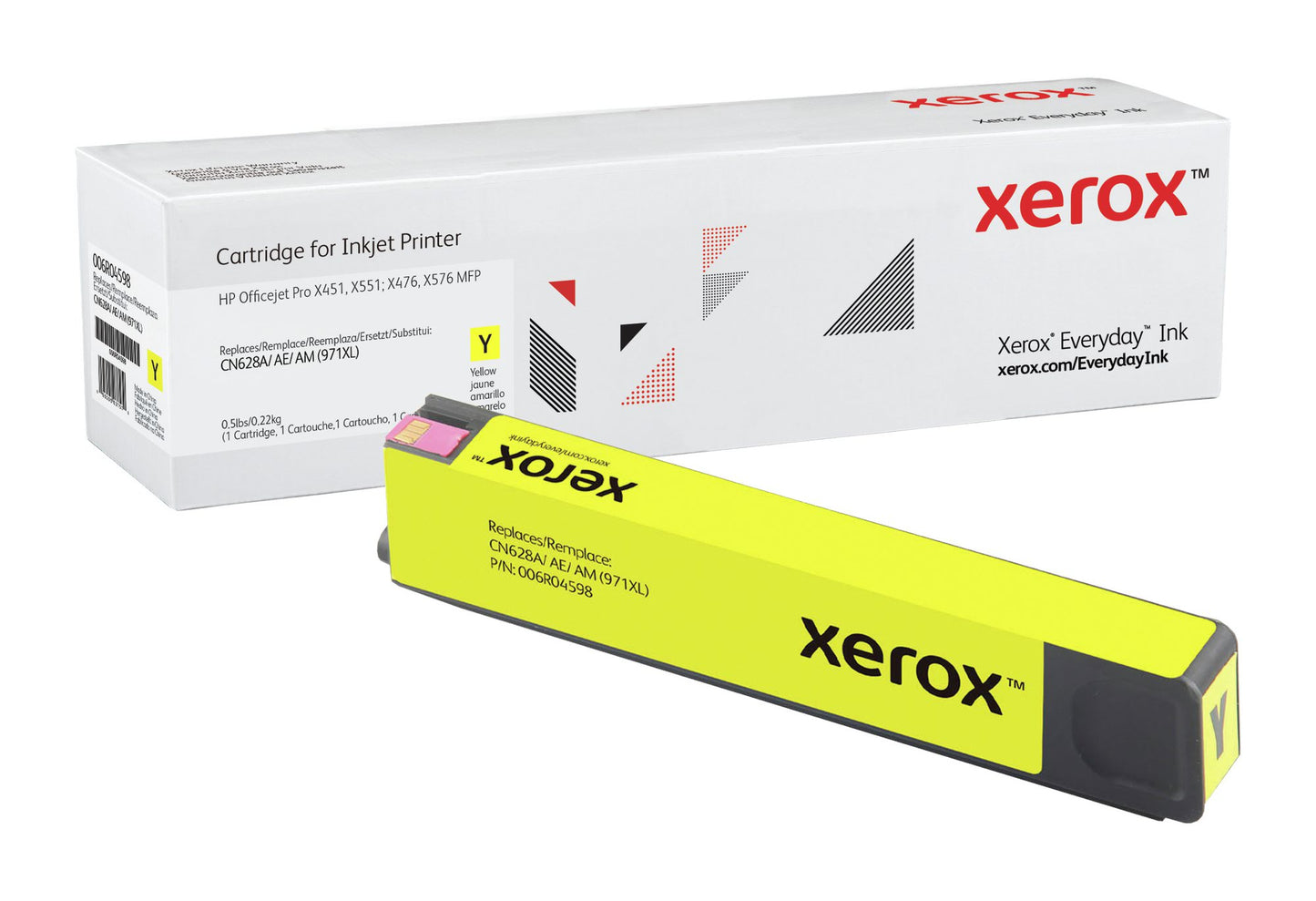 Xerox Everyday Ink For HP CN628AE 971XL Yellow Ink Cartridge 006R04598