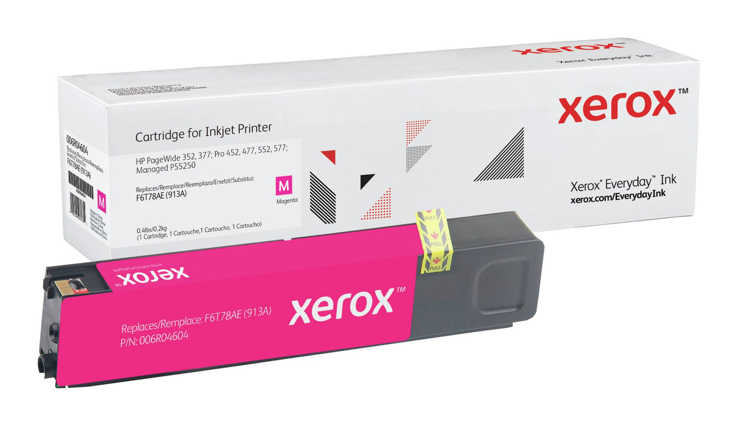 Xerox Everyday Ink For HP F6T78AE 913A Magenta Ink Cartridge 006R04604 WHILE STOCK LASTS