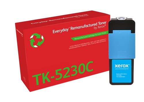 Xerox Everyday Remanufactured For Kyocera TK5230C Cyan Laser Toner 006R04804