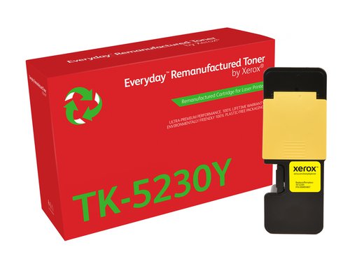 Xerox Everyday Remanufactured For Kyocera TK5230Y Yellow Laser Toner 006R04807